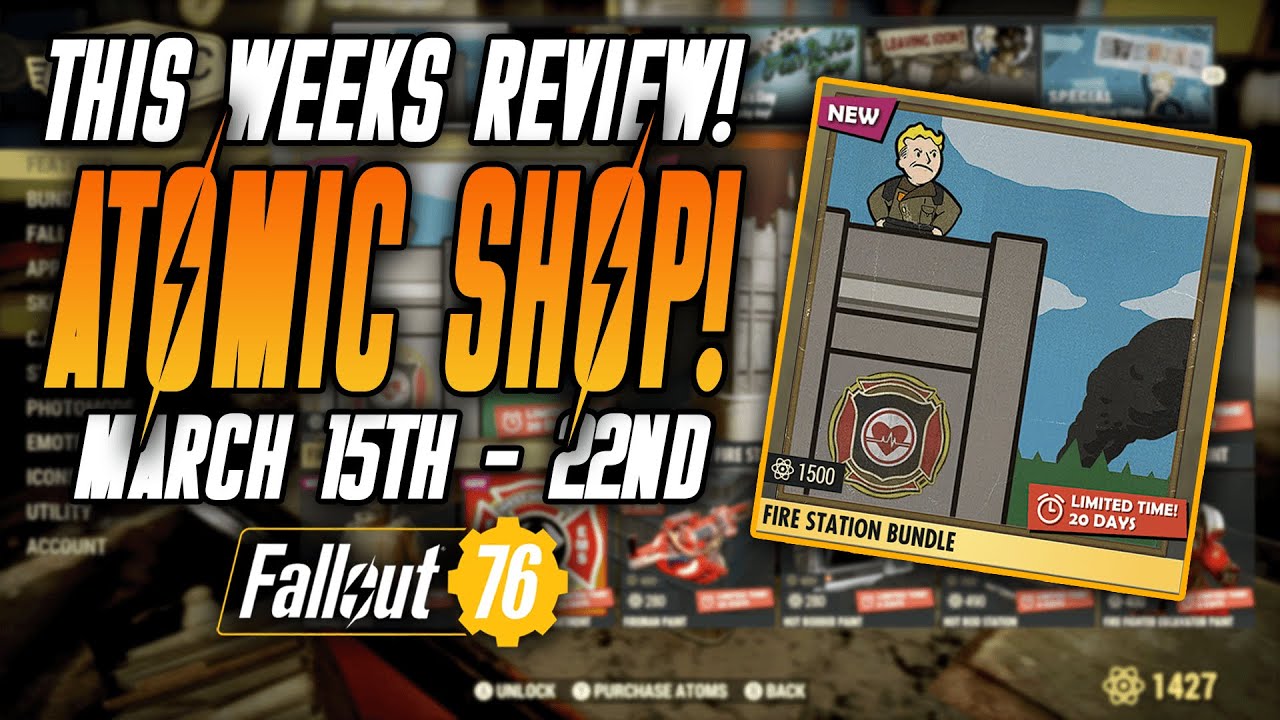Fallout 76 Atomic Shop Update | March 15th - 22nd
