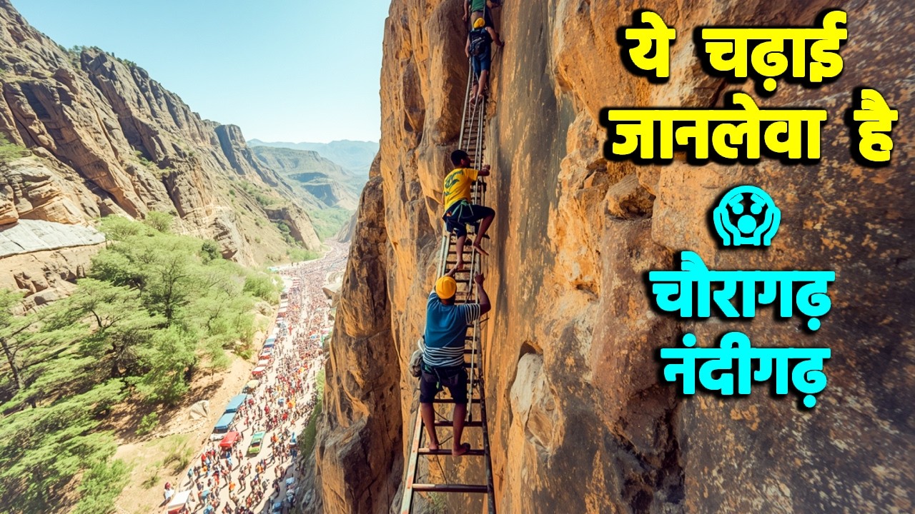 ये चढाई जानलेवा है महाशिवरात्रि चौरागढ़ नंदीगढ़ Chauragarh Temple Pachmarhi Nandigad Yatra Mela Shiv