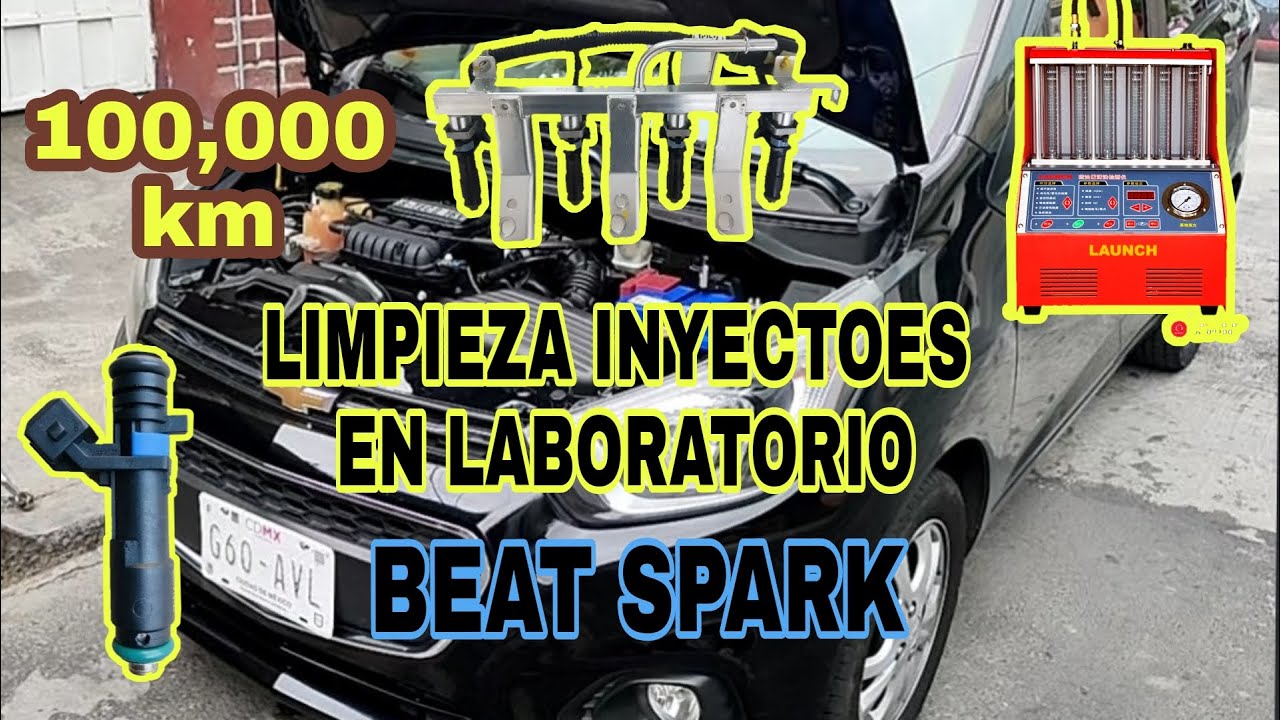 LAVADO DE INYECTORES EN LABORATORIO BEAT SPARK SERVICIO 100,000Km