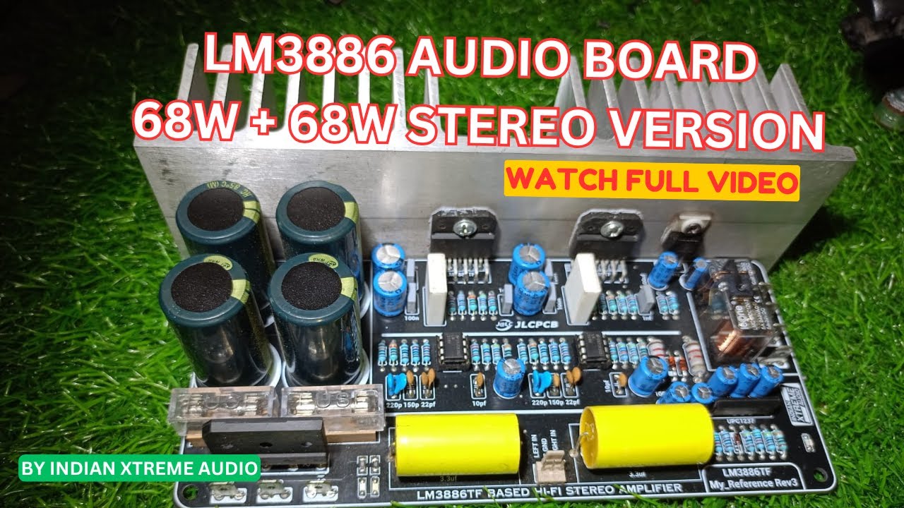 LM3886 IC AUDIO BOARD || IXA UNBOXING || REVIEW ||