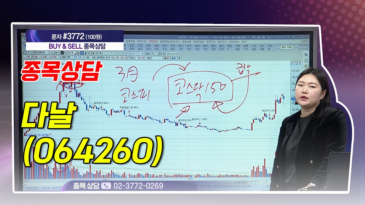 #다날_함진희의 BUY & SELL 종목상담 (20260306)