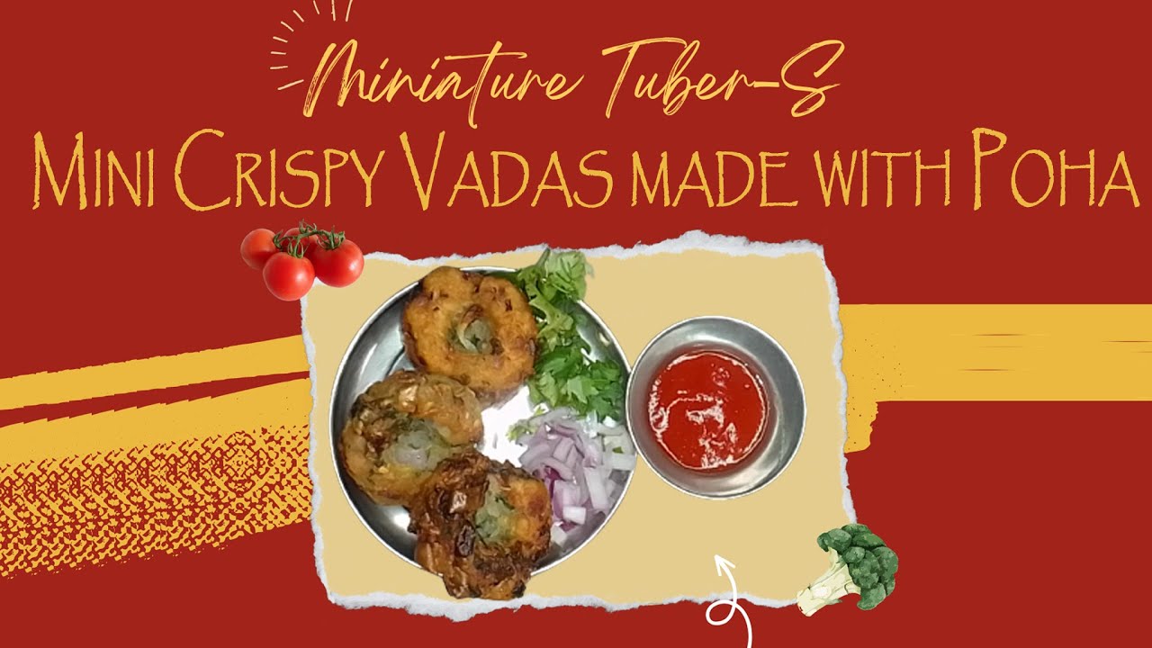 Mini Crispy Vadas Made with Poha ।। #shorts #shortsvideo #minicooking  #vada #poha #minivada