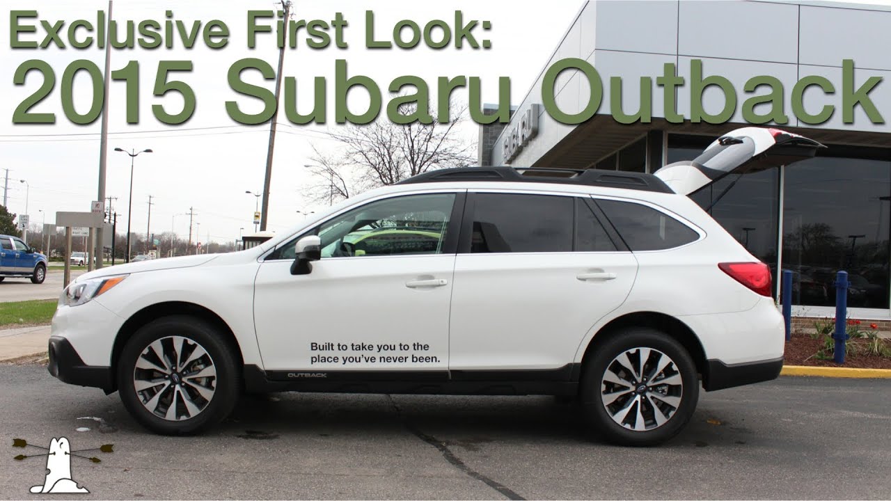 2015 Subaru Outback : First Look & Tour