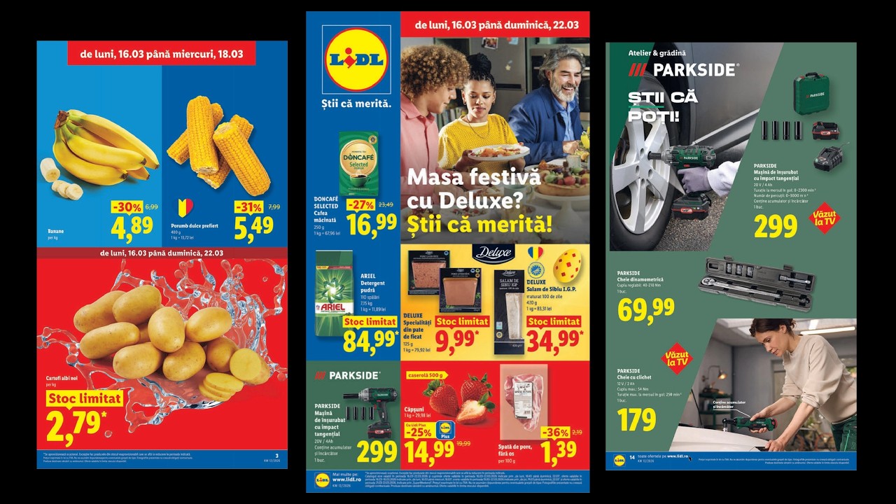 Catalog Lidl 16 Martie - 22 Martie 2026 - Oferte Lidl din 16.03.2026