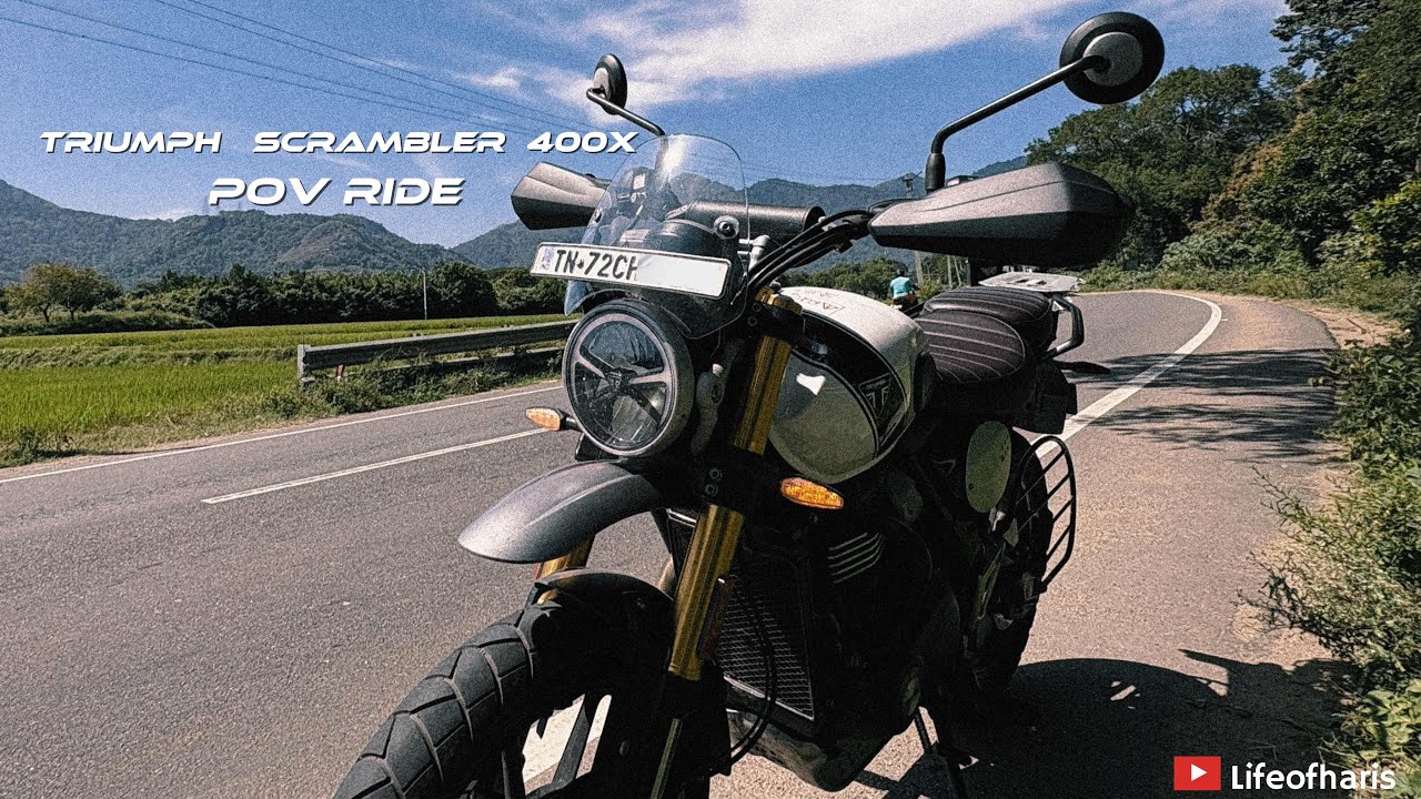 Triumph Scrambler 400x | POV RIDE….   #triumph #scrambler400x #triumphscrambler400x 