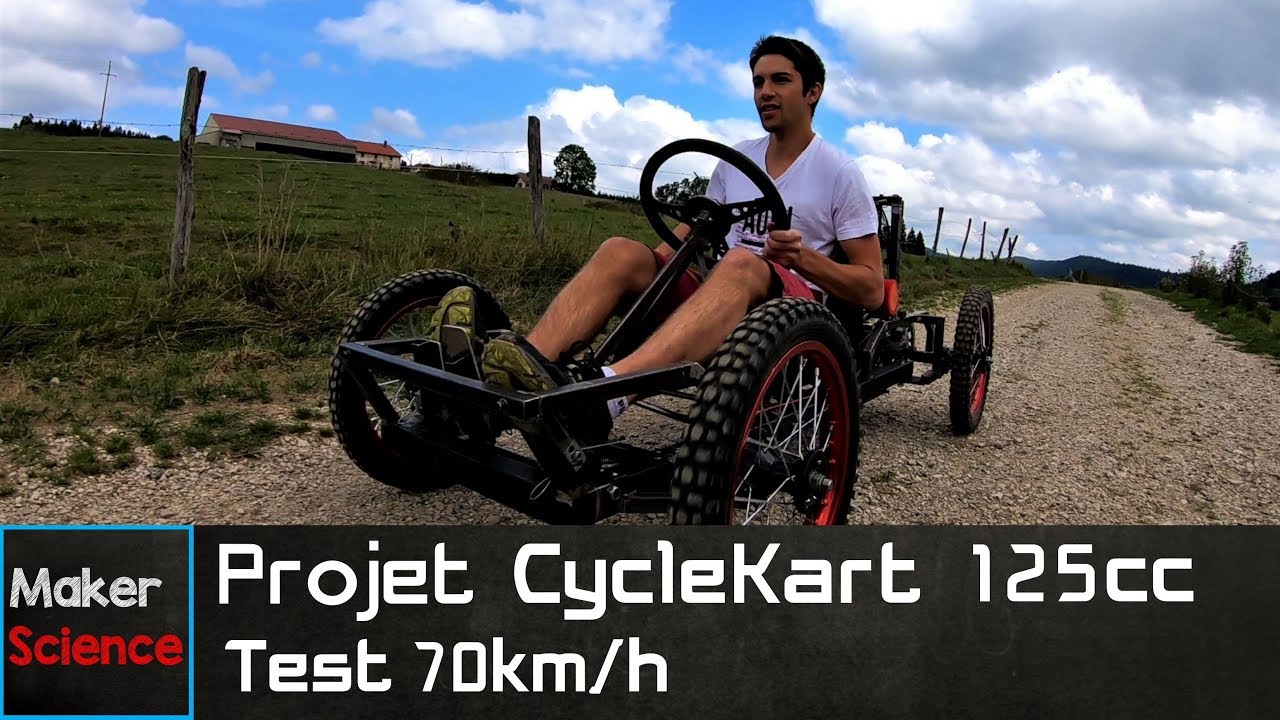 Projet Cyclekart 125cc - Test - 70km/h Speed / Drift 🔥
