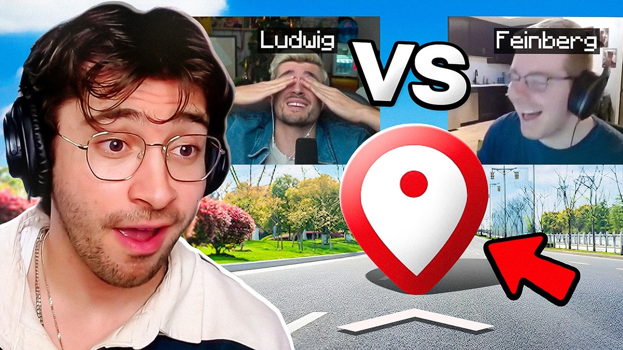 Я заставил Людвига сыграть в GeoGuessr против Файнберга...