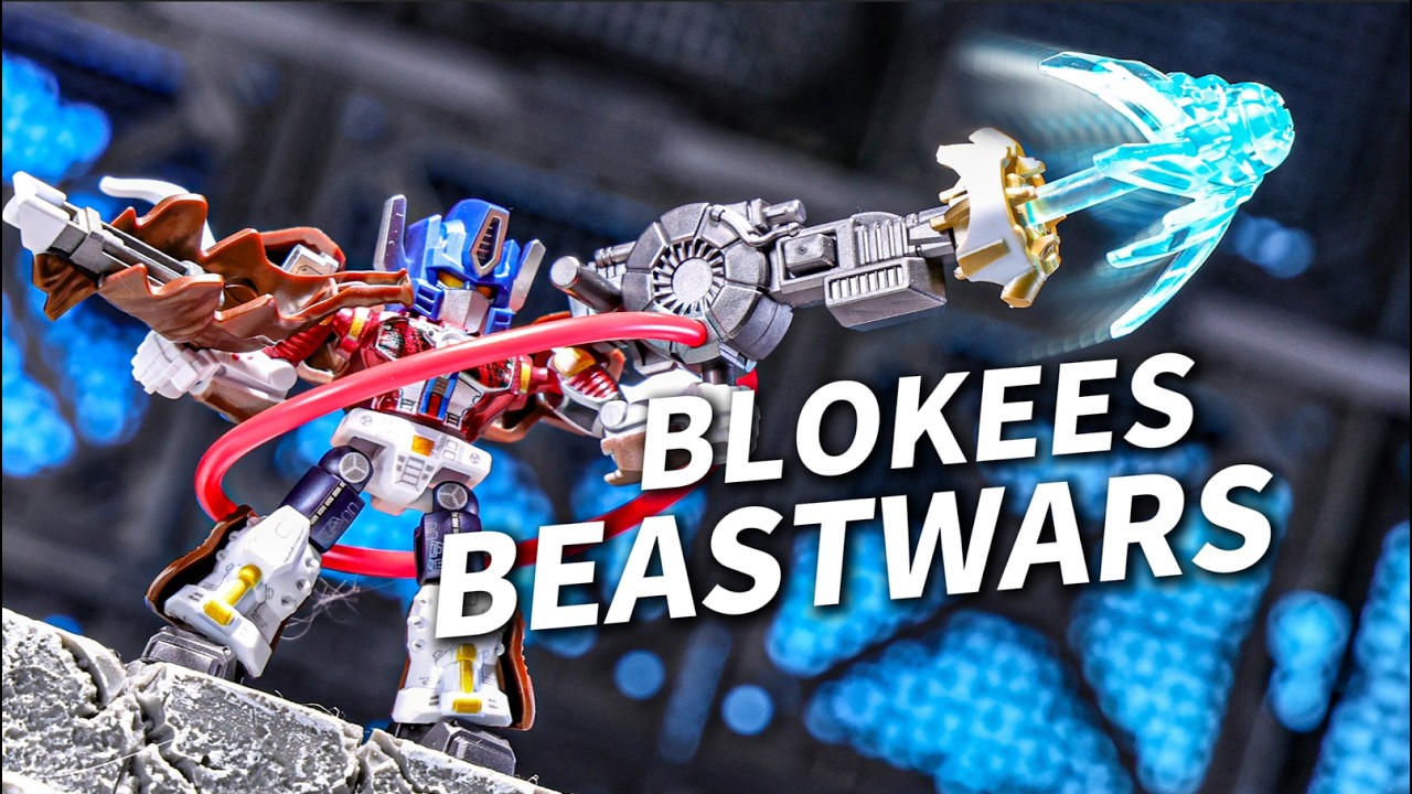 Трансформеры Blokees Defender версия 7 Beastwars Лео Конвой/Биг Конвой/Галватрон/Магматрон