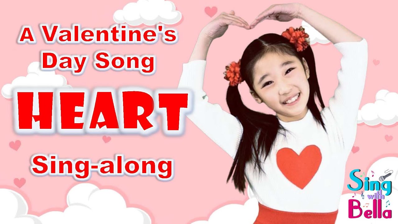 H-E-A-R-T with Lyrics and Actions Remix | Sing and Dance Along | Kids Valentine's Day Song