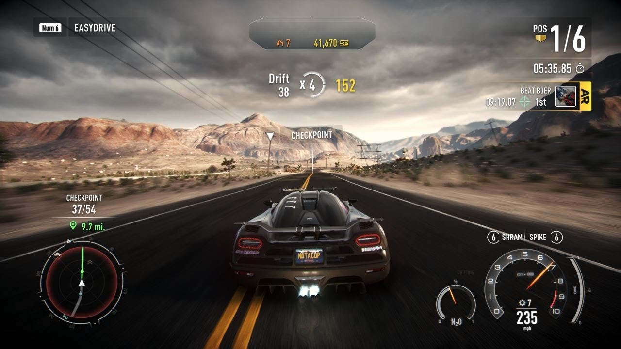 Need For Speed: Rivals - Grand Tour 8:34.59 - Koenigsegg Agera R