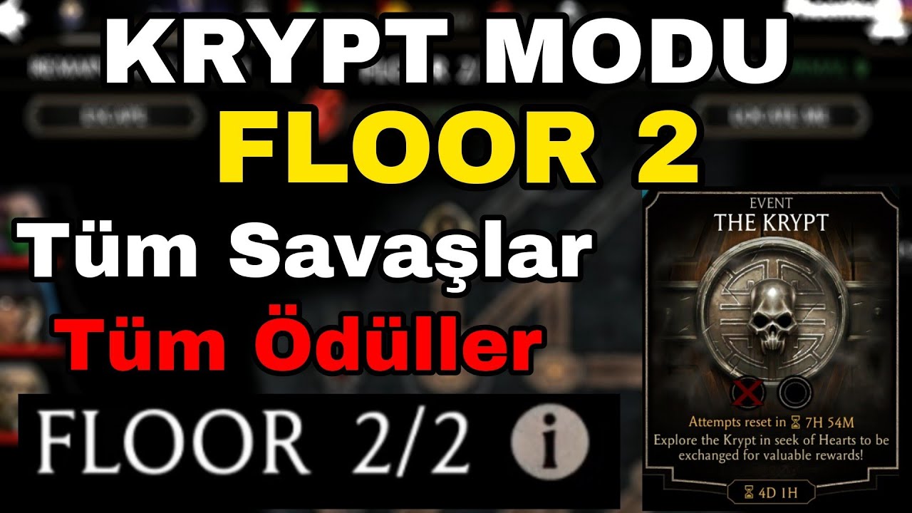 Krypt Normal Mod Floor 2 Tüm Savaşlar &Ödüller | Mk Mobile