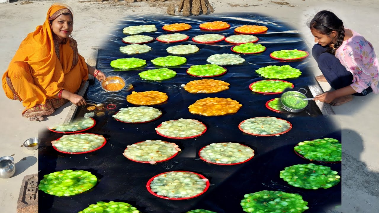 बिना बेले बिना फटे बिना किसी झंझट के नई ट्रिक से बनाएं साबूदाना के पापड़ Sabudana papad recipe