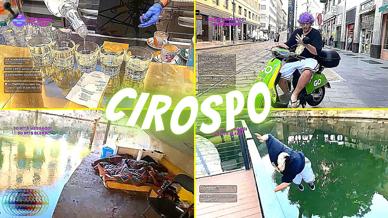 ROSPO si UBRIÄCÄ ed è SHOW per le STRADE di MILANO