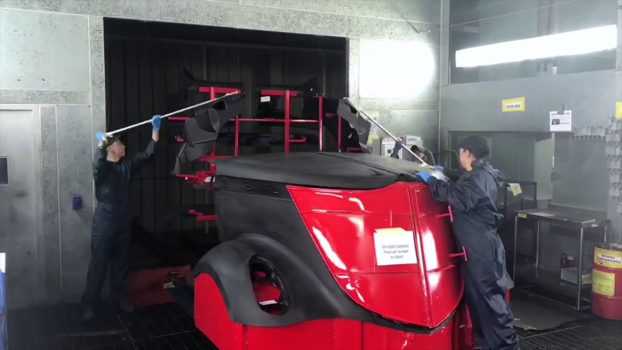 How Does International Trucks Paint a Truck?