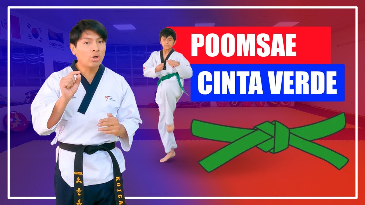 TAEGUK 3 SAM JANG 🟢- Poomsae Verde / TUTORIAL🔈