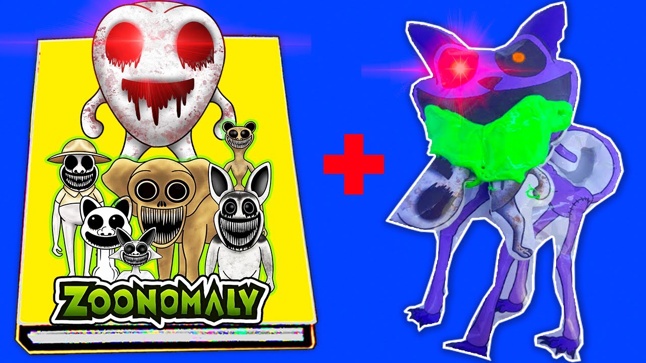 DIY🐱 Zoonomaly & Smiling Critters Game Book (Zookeeper Squishy) Poppy Playtime Chapter 3