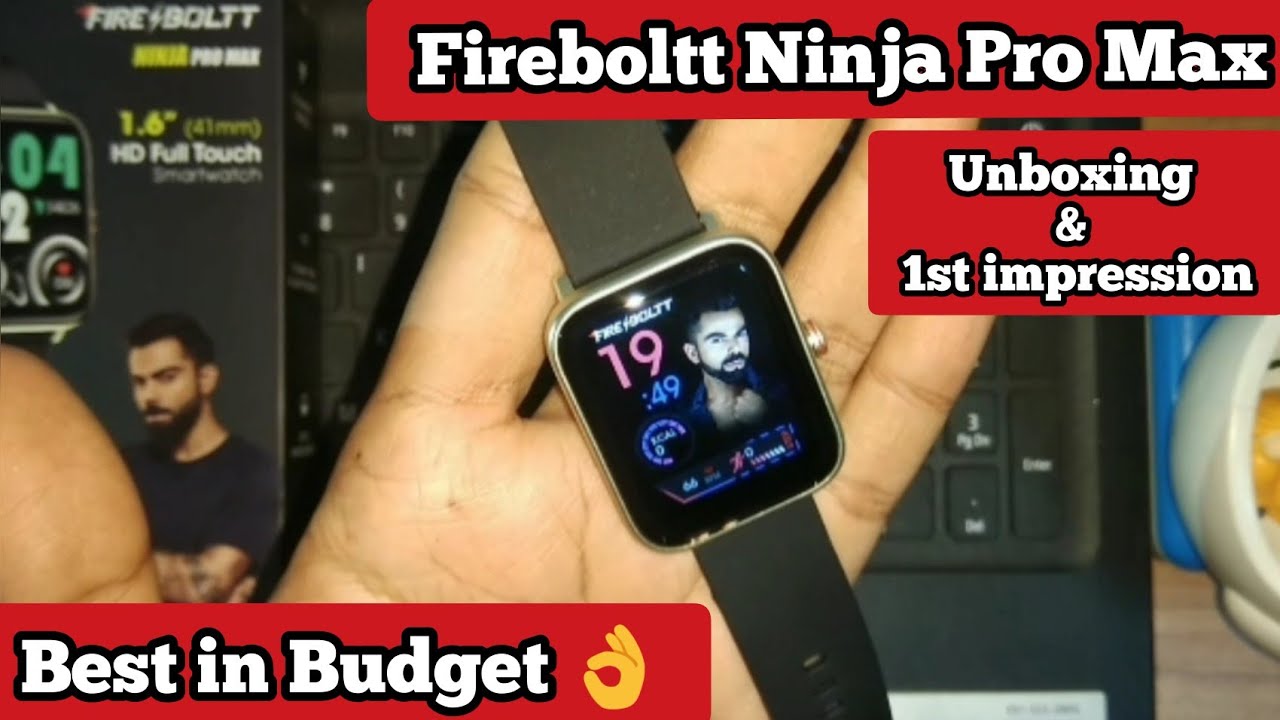 New Fireboltt Ninja Pro Max Smartwatch | Unboxing & 1st Look Review | Best in Budget |