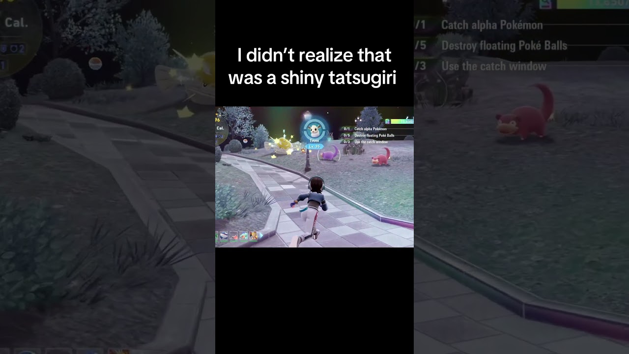 I didn&rsquo;t realize there was a shiny tatsugiri🥀🥀🥀 #pokemon #pokemonlegendsza #shinypokemon #shorts