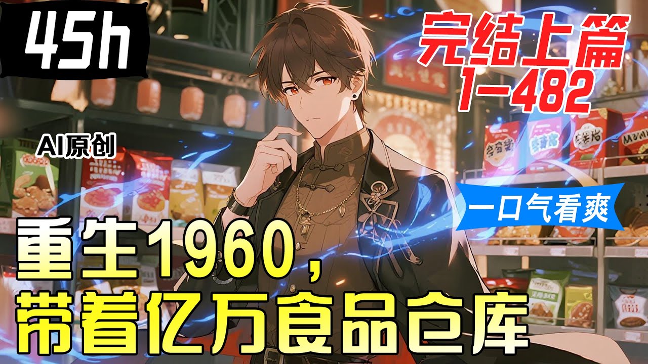 💥一口气看到爽《重生1960，带着亿万食品仓库》完结上篇：擁有來回兩界空間的修士，剛準備億萬食品物資閉關，結果意外重生回到特資匱乏的六十年代. …..【AI原创】#漫画解说 #小新漫剪