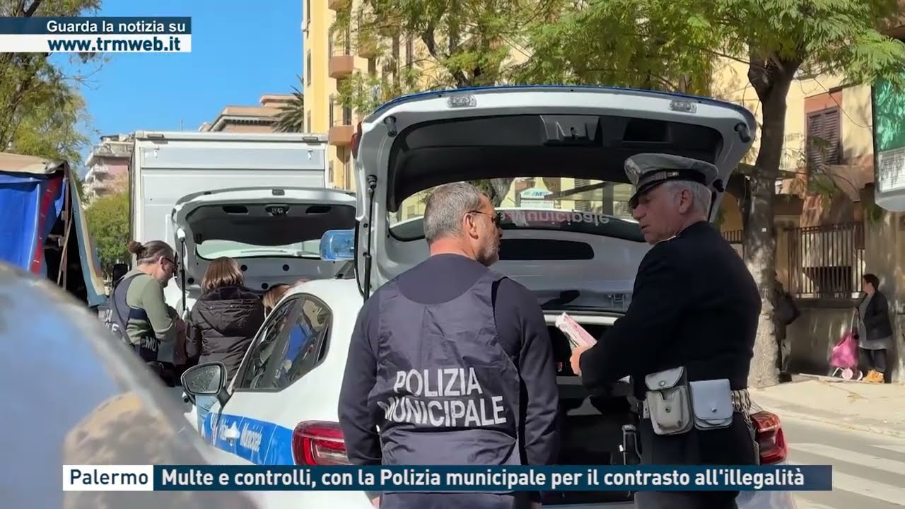 Palermo - Multe e controlli, con la Polizia municipale per il contrasto all'illegalità