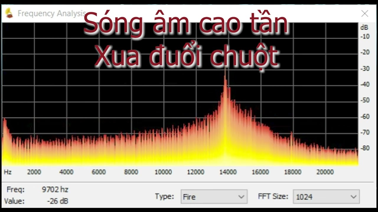 Sóng âm cao tần xua đuổi chuột