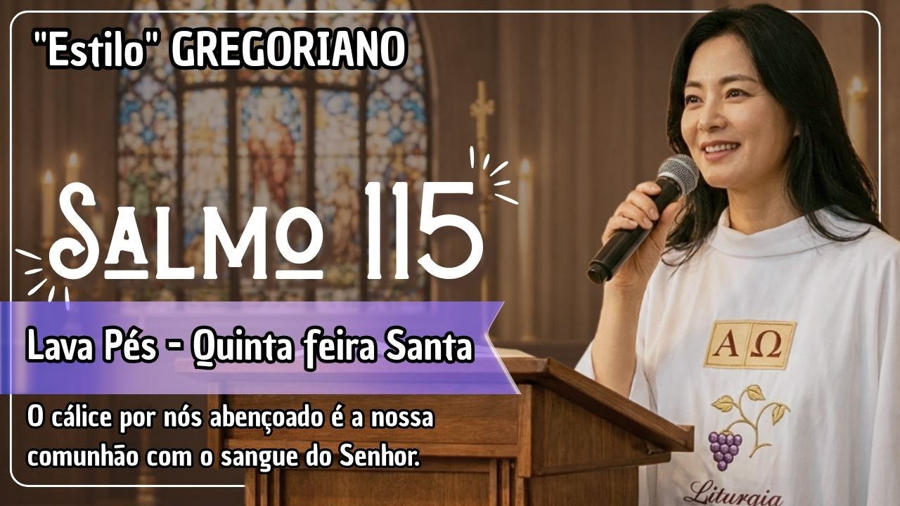Salmo 115 - O cálice por nós abençoado é a nossa comunhão com o sangue do Senhor Gregoriano FEM