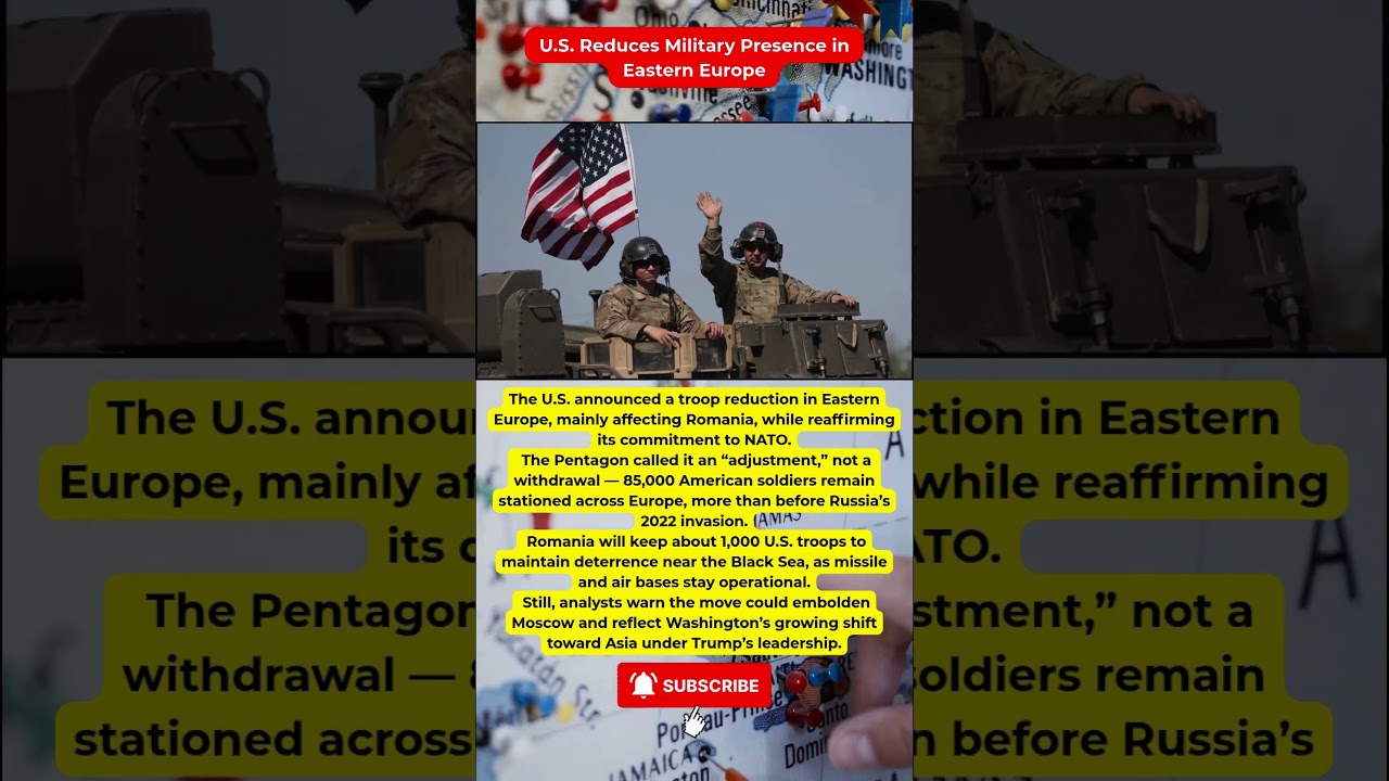 U.S. Pulls Back Troops from Romania #USArmy #NATO #Europe #Romania #Russia