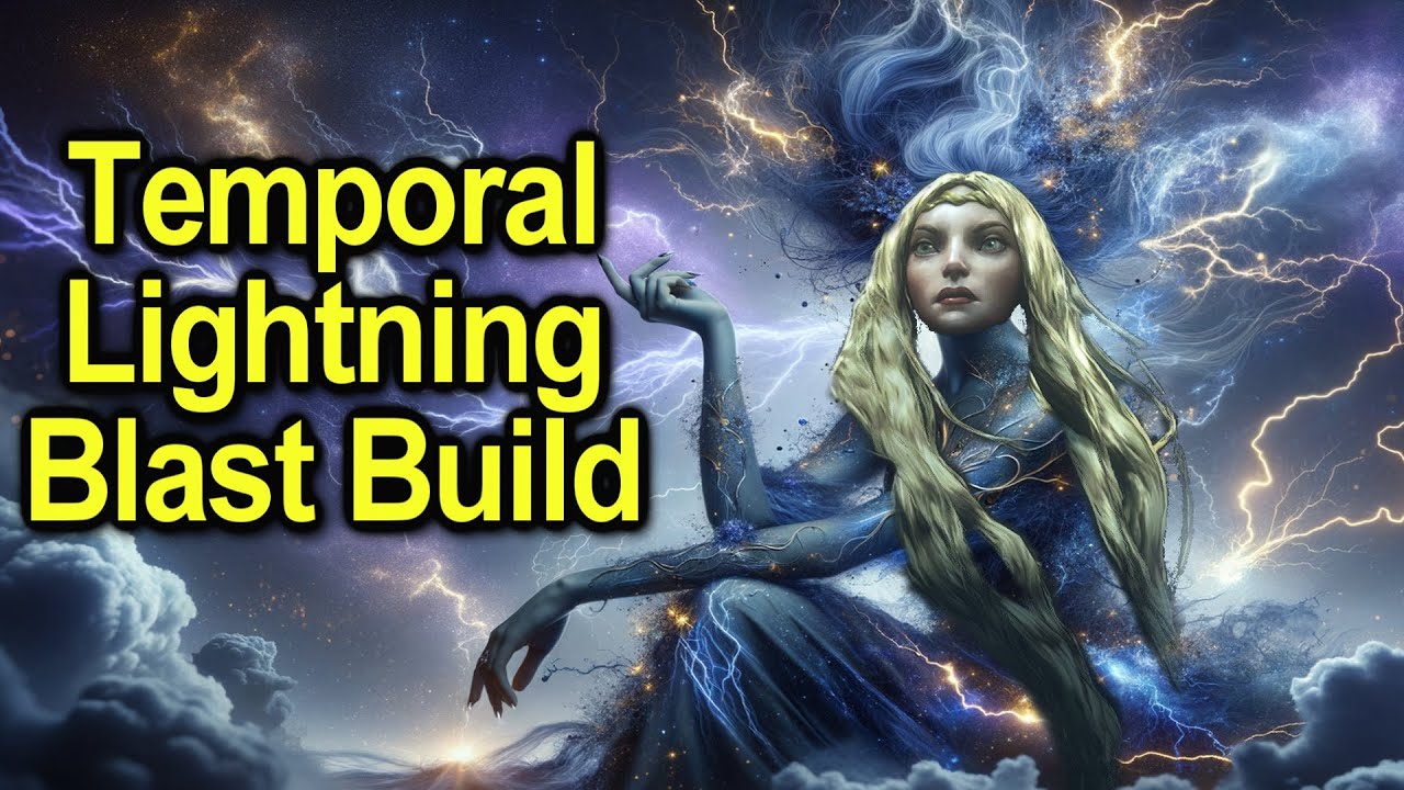 Temporal Lightning Blast Build | Crazy AOE clear | No rest for the wicked