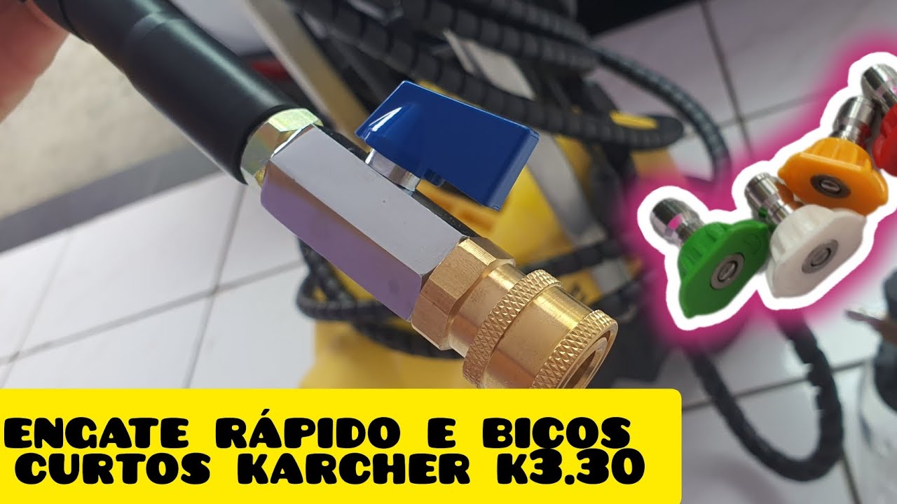 kit mangueira engate rápido com mini registro (ponto das mangueiras)