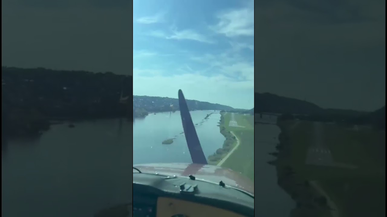 Landing in Vilshofen (EDMV) runway 30