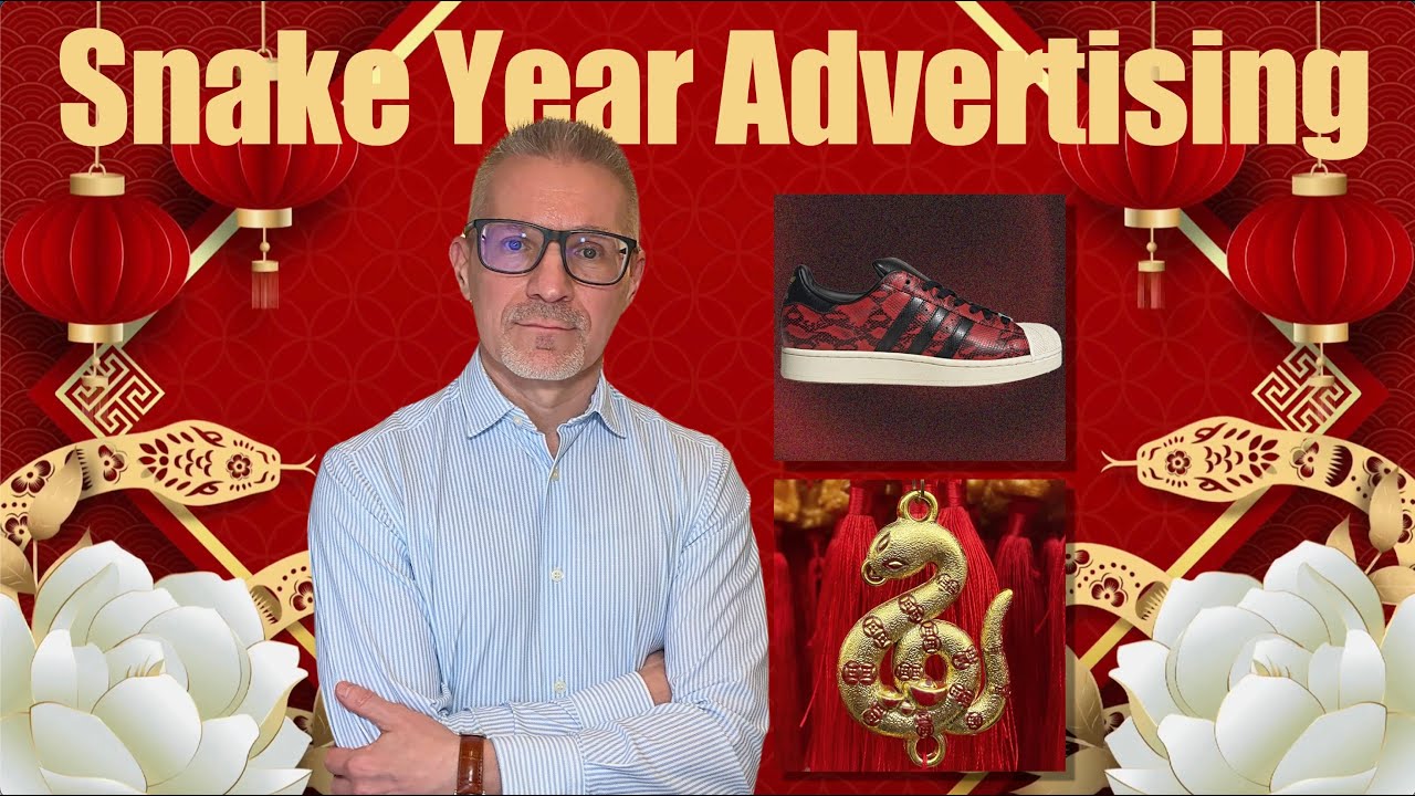 Advertising for the Chinese Year of the Snake 2025