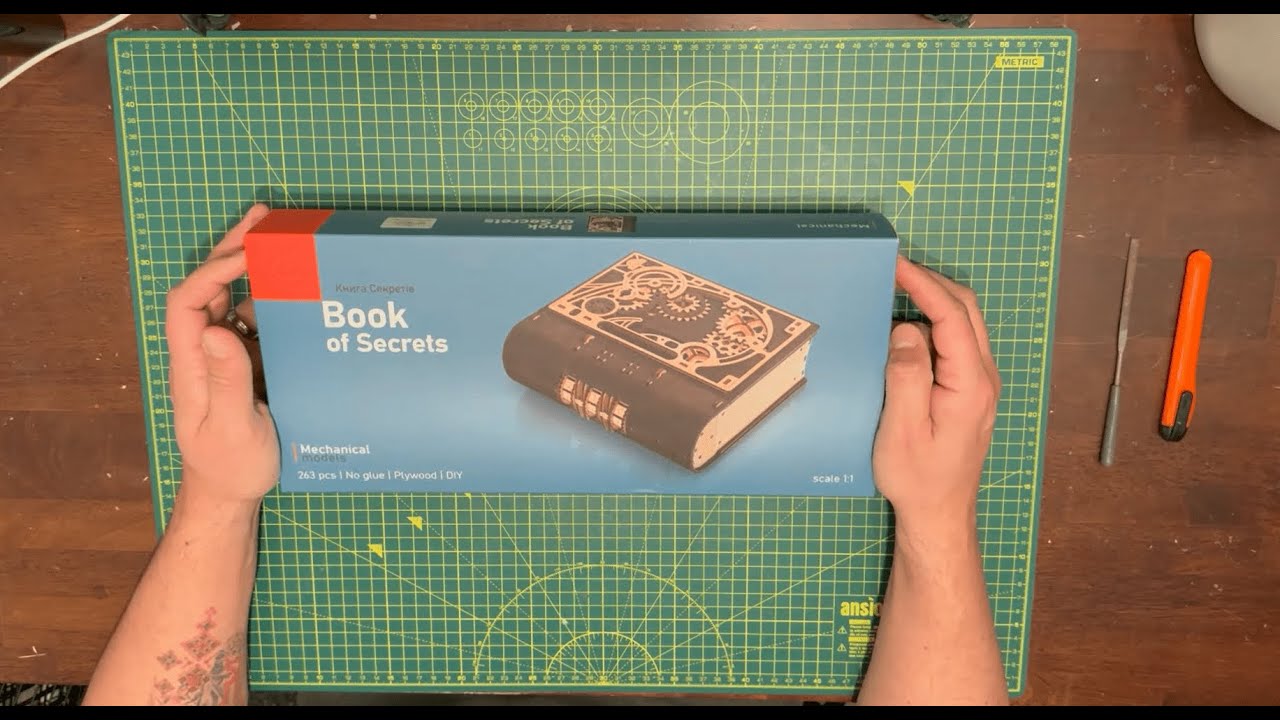 UGears Book of Secrets Assembly Video by Ukidz LLC | UGears US