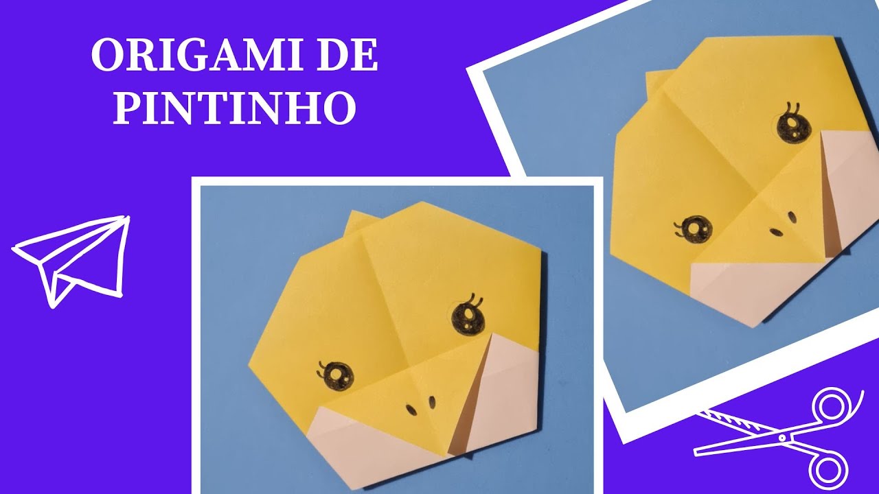 COMO FAZER PINTINHO DE ORIGAMI| ORIGAMI CHICK DY