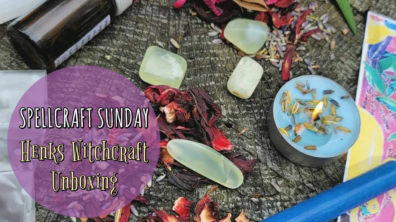🔮SPELLCRAFT SUNDAY🔮 Henks Witchcraft Unboxing/ Giveaway Winner!
