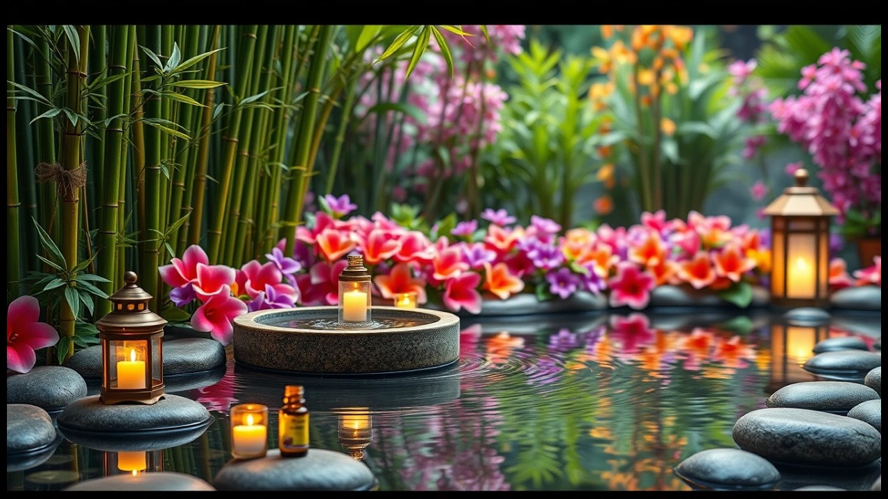 Relaxing Music and Water Sounds for Deep Sleep & Meditation Calm Mind & Stress Relief