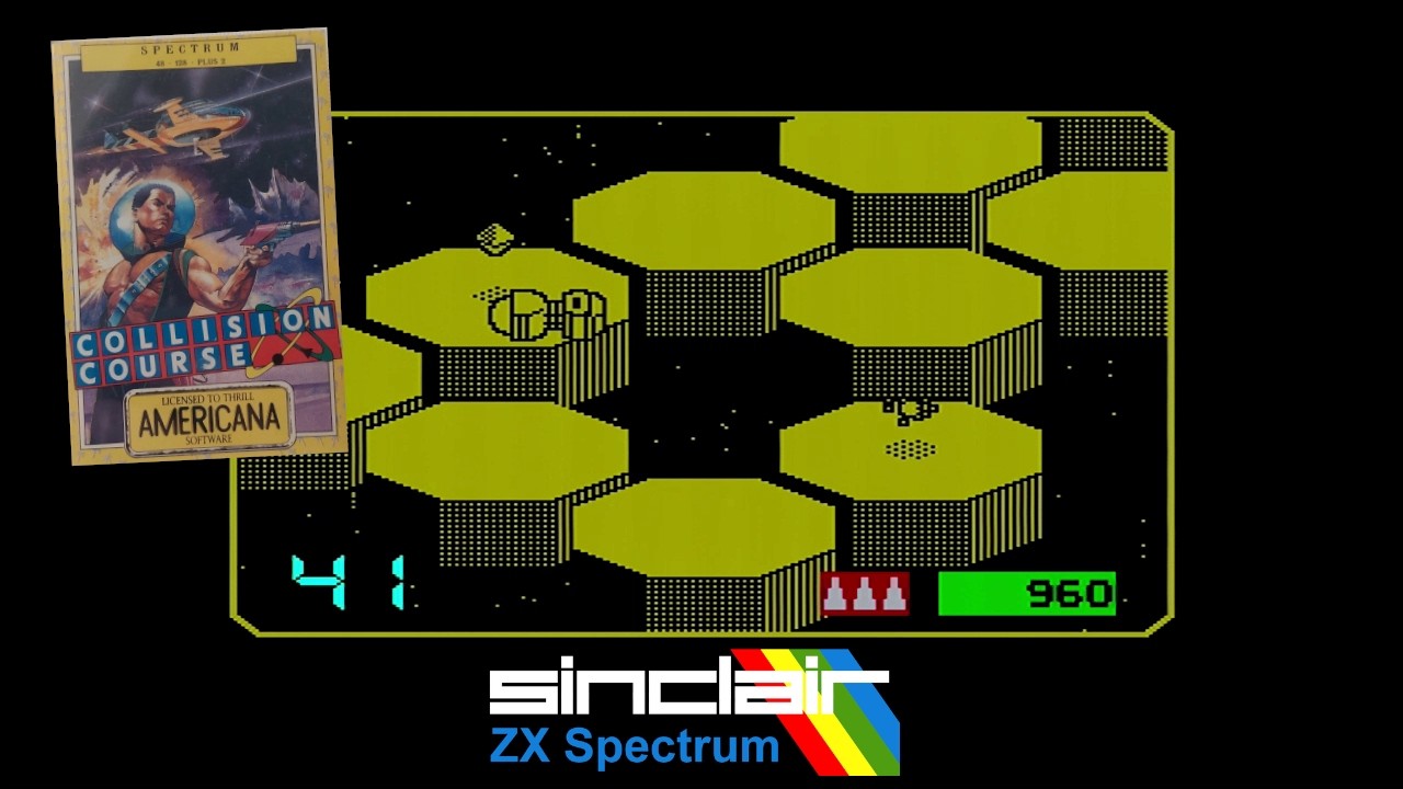 Игры для ZX Spectrum 🖥️ - Collision Course 🌑