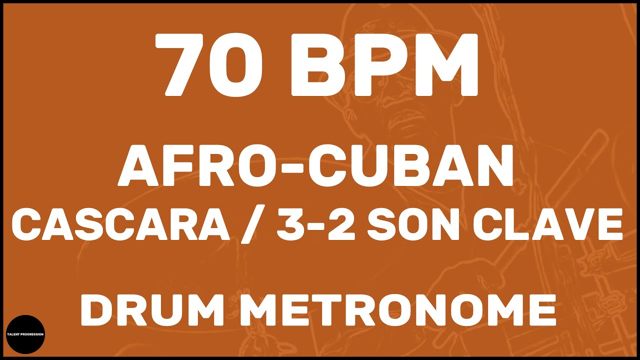 Afro-Cuban Cascara 3-2 Son Clave | метроном | 70 BPM