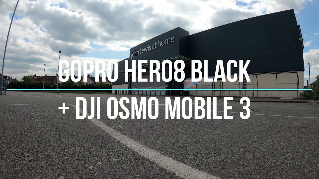 DJI Osmo Mobile 3, GoPro Hero8 Black Mount Plate, Purley Way & Valley Park, LockDown, no comment 4K