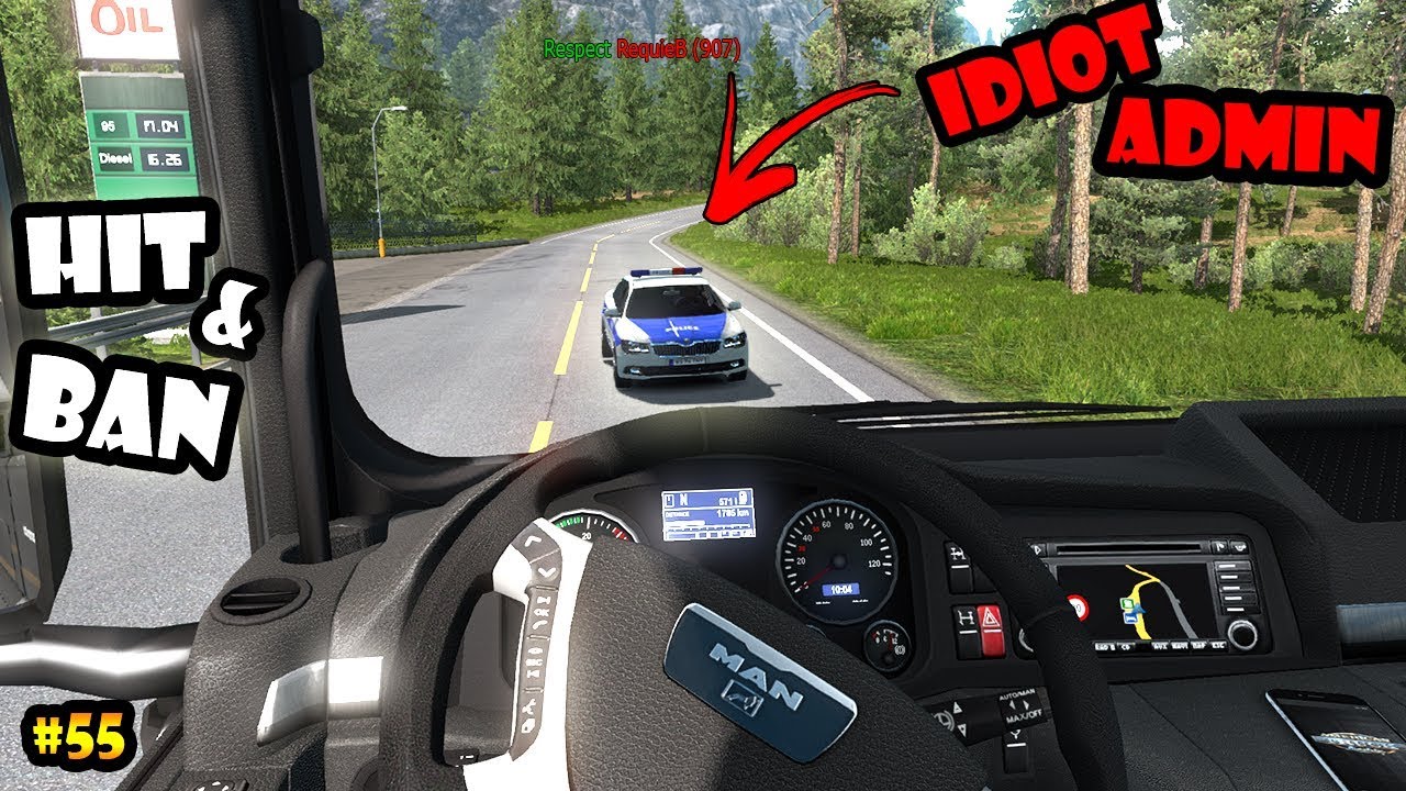 ★ IDIOTS on the road #55 - ETS2MP | Funny moments - Euro Truck Simulator 2 Multiplayer