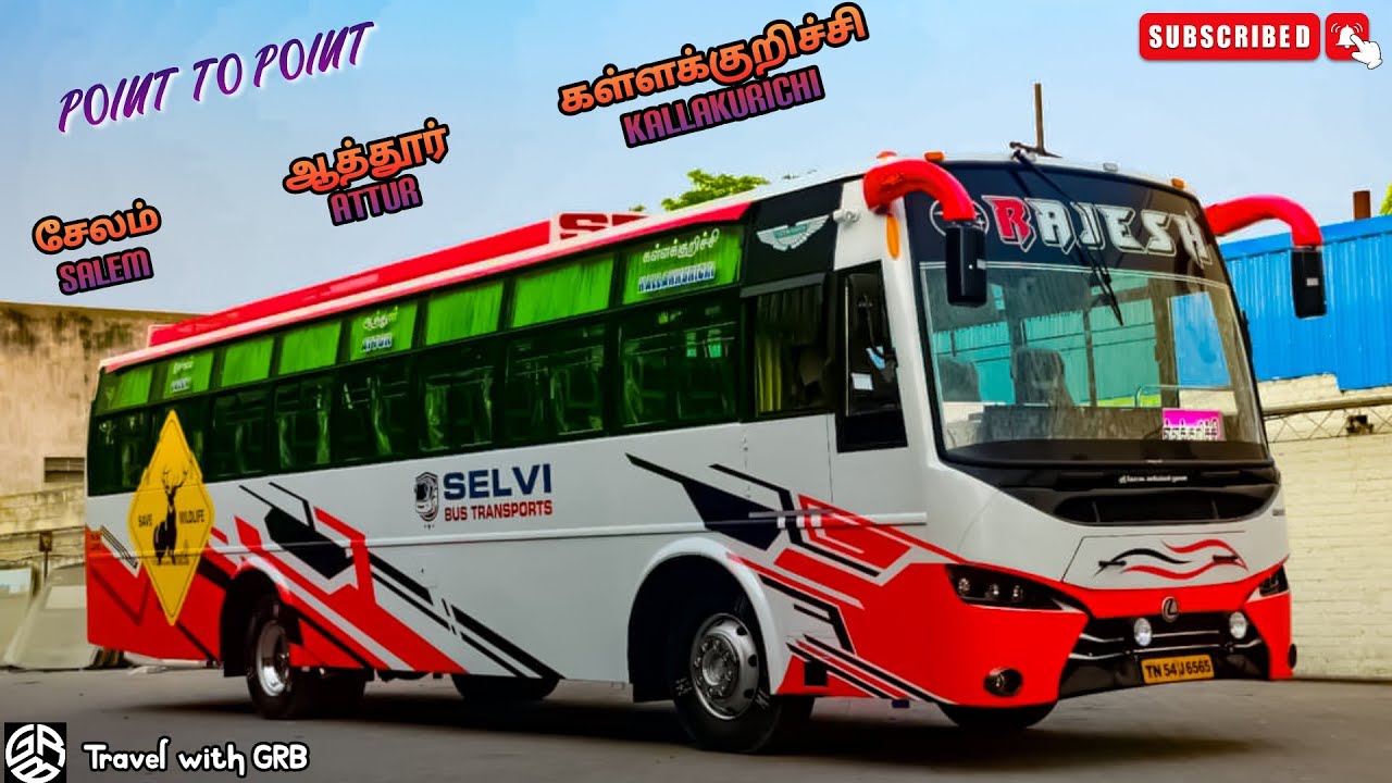 💖🚍SELVI BUS TRANSPORT 🚍💖|RAJESH|SALEM🔁KALLAKURICHI|🔥 POINT TO POINT🔥|VAI:ATTUR|TRAVEL WITH GRB|EP:59