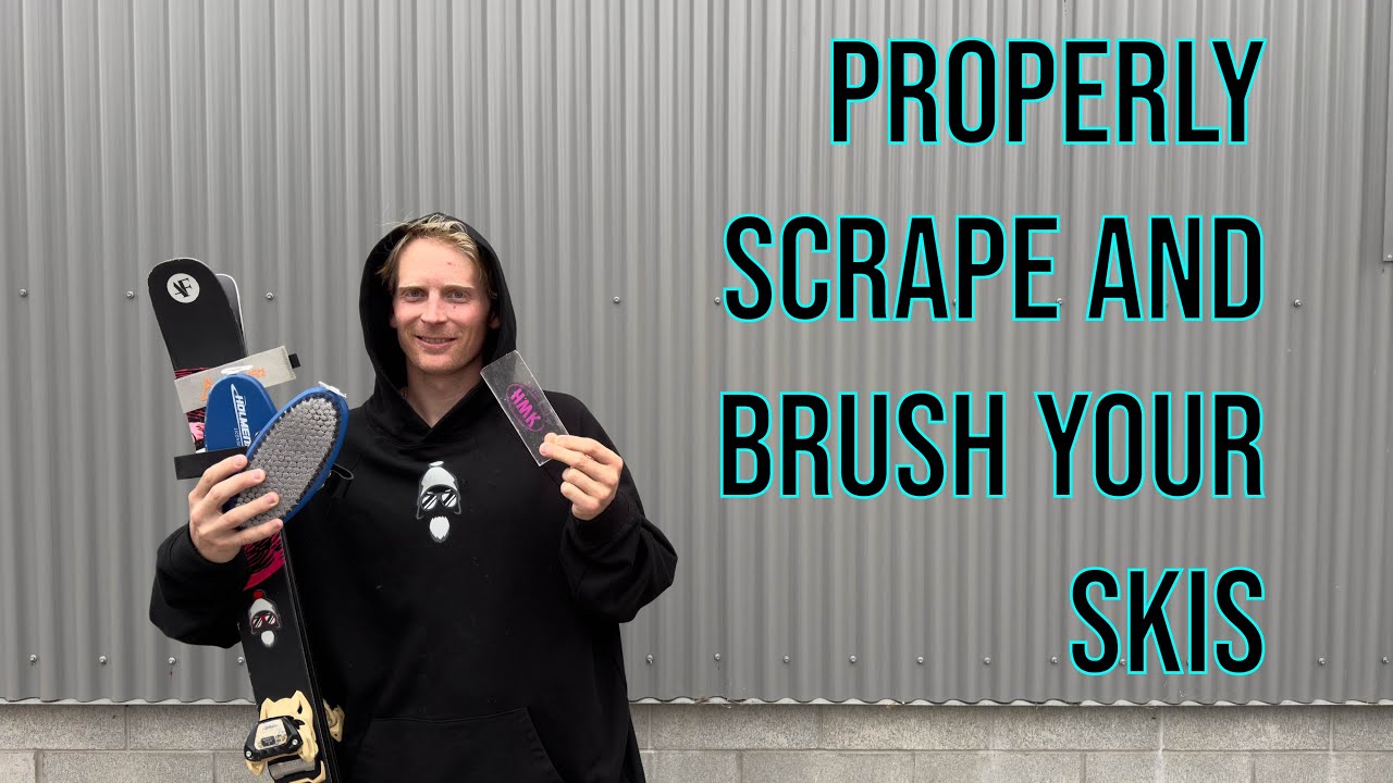 How To Properly Scrape And Brush Your Ski Wax