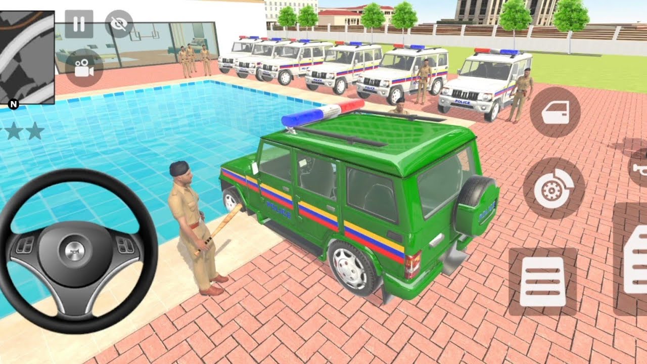🚀Police 🚓 Car Ke Chaukidari Karte Hue 🎮💥Franklin Indian Theft Auto Simulator🚦