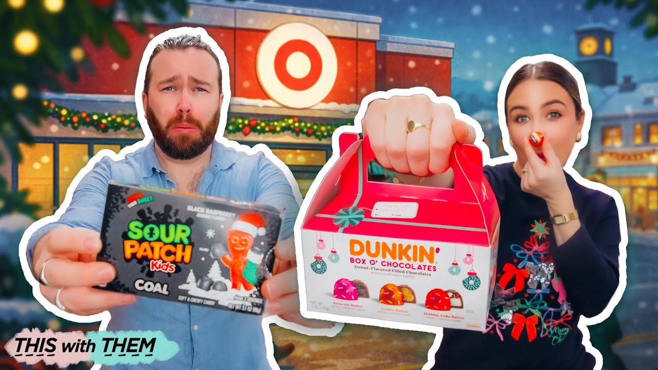 TRYING CHRISTMAS CANDY FROM TARGET! 🎄😳