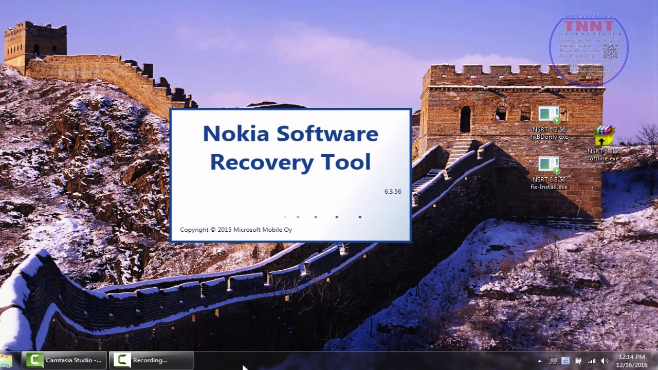 TNNT Solution - Nokia Software Recovery tool NSRT 6.3.56 offline install fix Phone info package