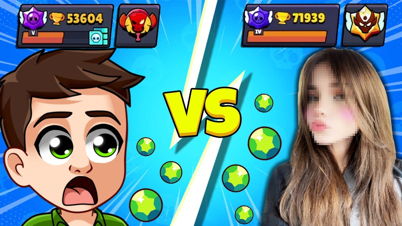 1VS1 pe Brawl Stars cu CEA MAI *PRO* FATA din ROMANIA !