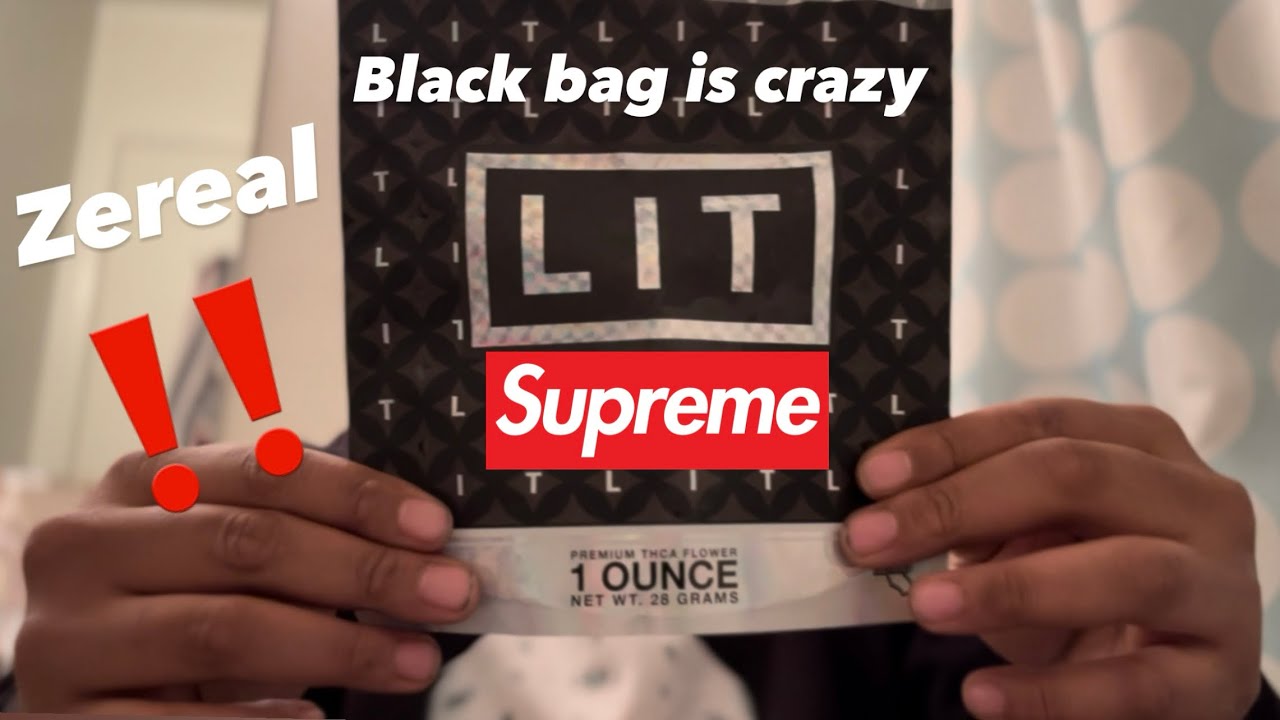 Lit Farms Zereal Supreme Review 🍓🔥 Black Bag Got Me HEATED! (First Time Tryin It!)