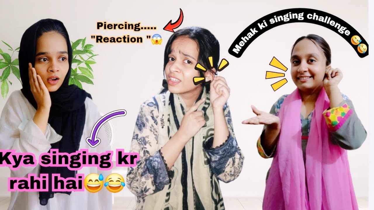 😂 Singing Challenge Gone Wrong | Full Masti Vlog Aimen ki pricing 