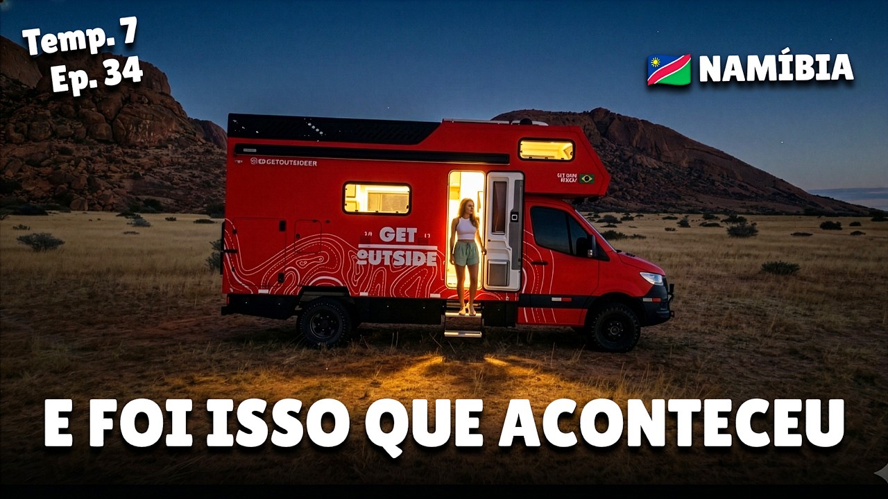 Passamos uma noite ISOLADOS NO MOTORHOME na &Aacute;frica