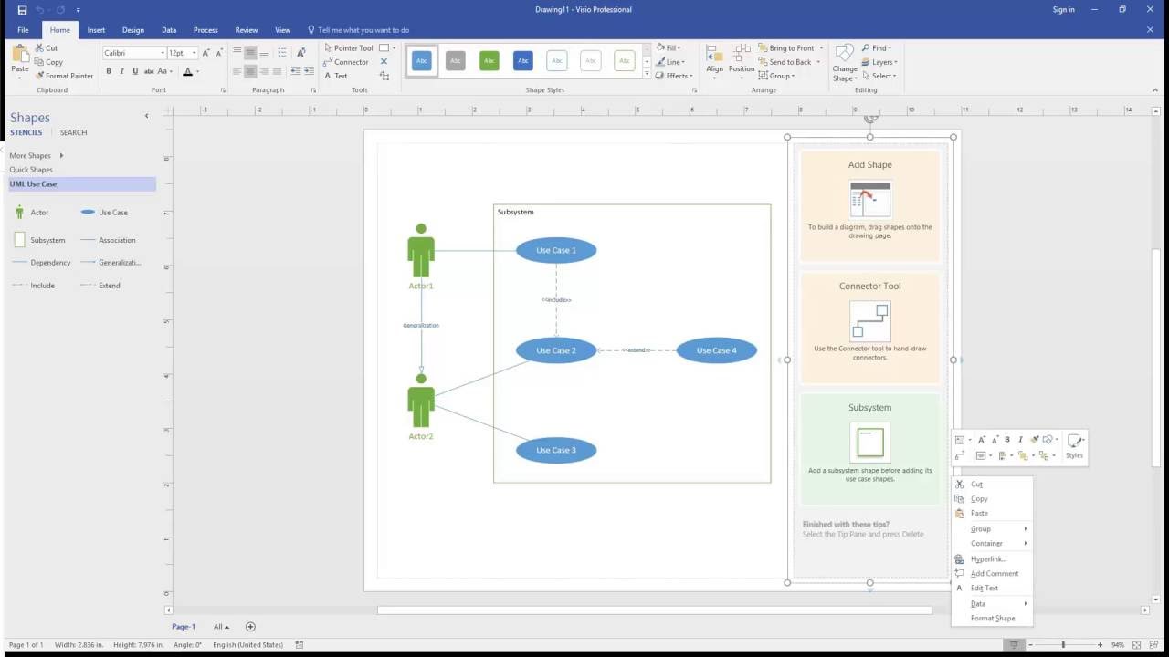 Dr. Flowers: UML Use Cases in Visio
