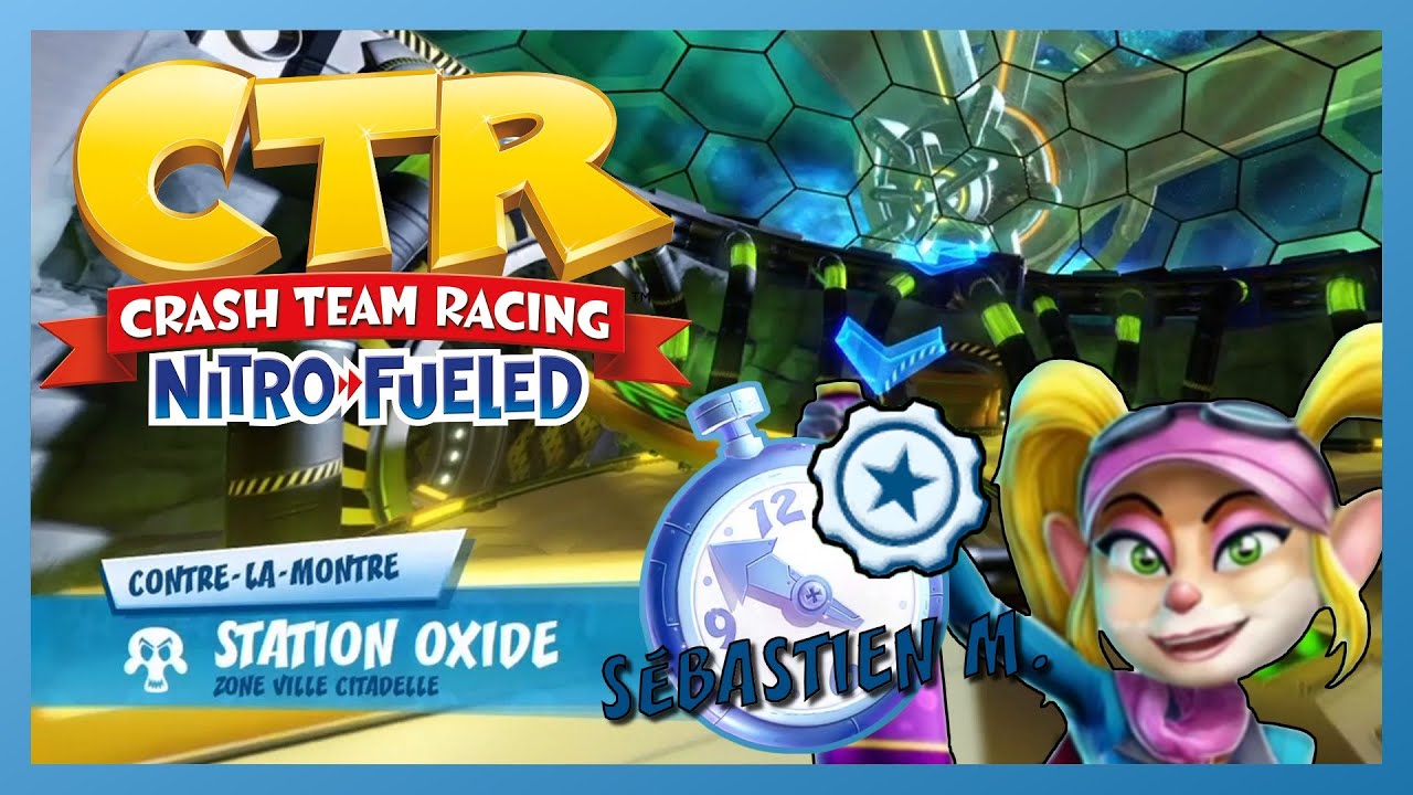 CTR - Battre Beenox en contre la montre - Station Oxide (Glissade)